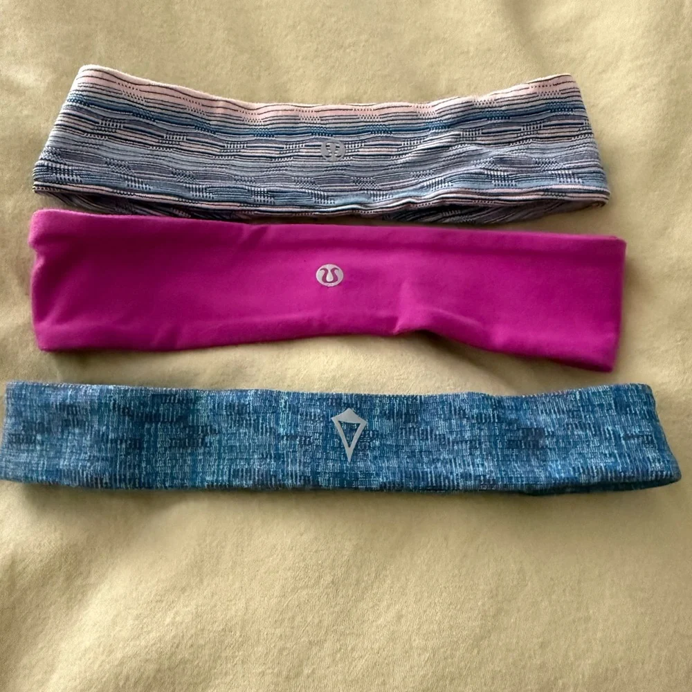 Athletic Headbands – Lot of 3 (Lululemon and Ivivva)